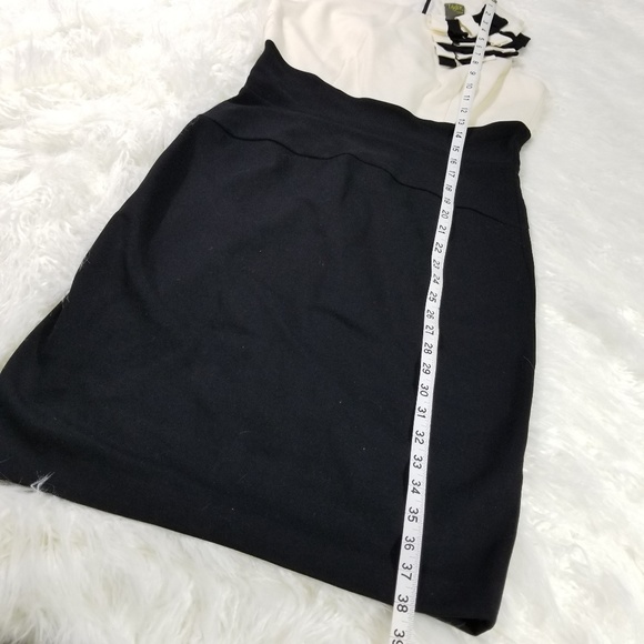 Taylor Women Sleeveless Dress Black and Cream - Picture 3 of 8